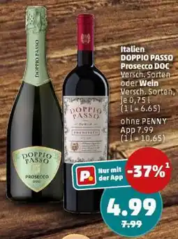 PENNY Doppio Passo Prosecco DOC Angebot