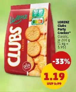 PENNY LORENZ Clubs Party- Cracker Angebot