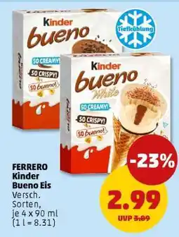 PENNY FERRERO Kinder bueno Eis Angebot
