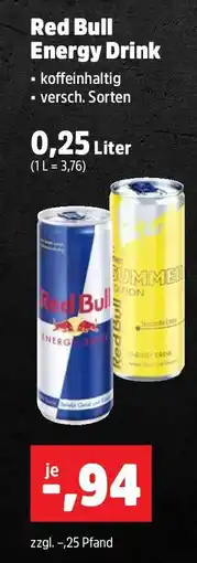 Thomas Philipps Red Bull Energy Drink Angebot