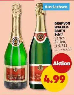 PENNY Graf von Wackerbarth Sekt Angebot
