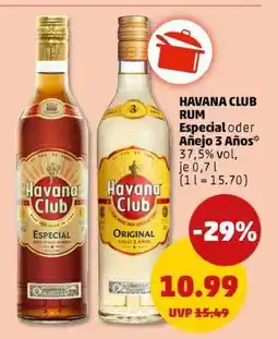 PENNY HAVANA CLUB RUM Especial oder Añejo 3 Años Angebot