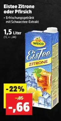Thomas Philipps Eistee Zitrone oder Pfirsich Angebot