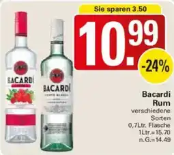 WEZ Bacardi Rum Angebot