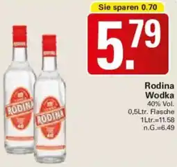 WEZ Rodina Wodka Angebot