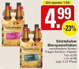 WEZ Störtebeker Bierspezialitäten Angebot