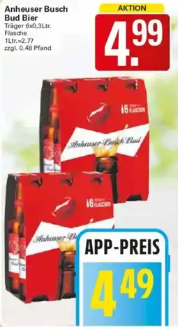WEZ Anheuser Busch Bud Bier Angebot