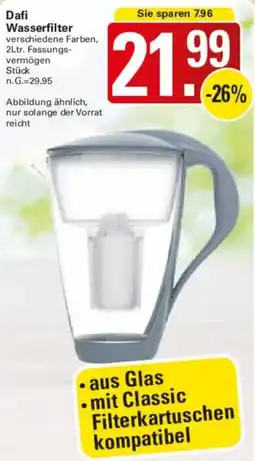 WEZ Dafi Wasserfilter Angebot
