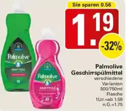 WEZ Palmolive Geschirrspülmittel Angebot