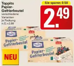 WEZ Toppits Papier Gefrierbeutel Angebot