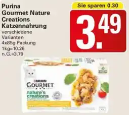WEZ Purina Gourmet Nature Creations Katzennahrung Angebot