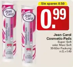 WEZ Jean Carol Cosmetic-Pads Angebot