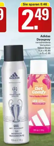 WEZ Adidas Deospray Angebot