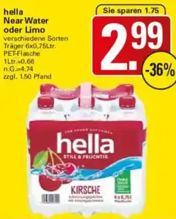 WEZ hella Near Water oder Limo Angebot