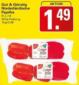 WEZ Gut & Günstig Niederländische Paprika Angebot