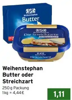 CAP Markt Weihenstephan Butter oder Streichzart Angebot