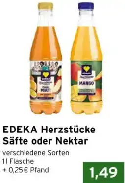 CAP Markt EDEKA Herzstücke Säfte oder Nektar Angebot
