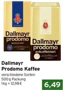 CAP Markt Dallmayr Prodomo Kaffee Angebot