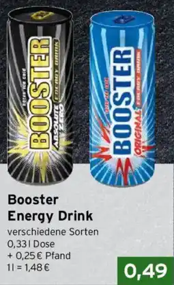 CAP Markt Booster Energy Drink Angebot
