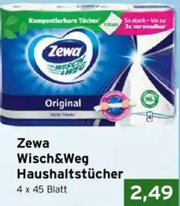 CAP Markt Zewa Wisch&Weg Haushaltstücher Angebot