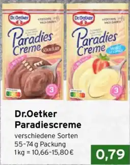 CAP Markt Dr.Oetker Paradiescreme Angebot