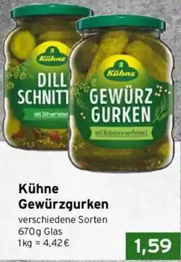 CAP Markt Kühne Gewürzgurken Angebot