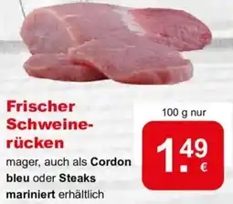 CAP Markt Frischer Schweinerücken Angebot