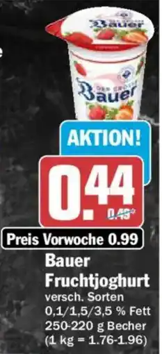 AEZ Bauer Fruchtjoghurt Angebot