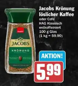 AEZ Jacobs Krönung löslicher Kaffee Angebot