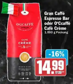AEZ Gran Caffé Espresso Bar oder O‘Ccaffè Cafè Crème Angebot