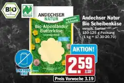AEZ Andechser Natur Bio Scheibenkäse Angebot