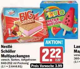 AEZ Nestlé Schöller Multipackungen Angebot