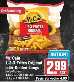 AEZ McCain 1-2-3 Frites Original oder Golden Longs Angebot