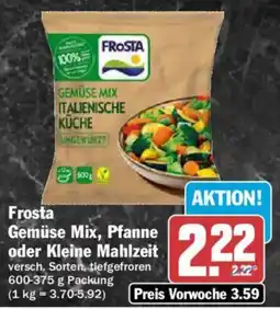 AEZ Frosta Gemüse Mix, Pfanne oder Kleine Mahlzeit Angebot