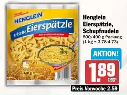 AEZ Henglein Eierspätzle Schupfnudeln Angebot