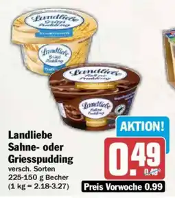 AEZ Landliebe Sahne- oder Griesspudding Angebot