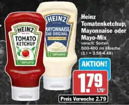 AEZ Heinz tomatenketchup, mayonnaise oder mayo-mix Angebot