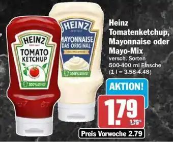 AEZ Heinz tomatenketchup, mayonnaise oder mayo-mix Angebot