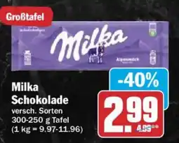 AEZ Milka Schokolade Angebot