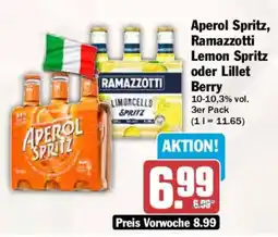 AEZ Aperol Spritz, Ramazzotti Lemon Spritz oder Lillet Berry Angebot