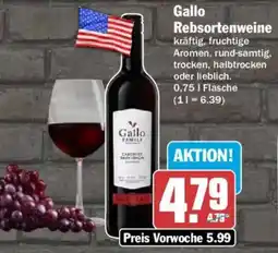 AEZ Gallo Rebsortenweine Angebot