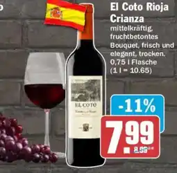 AEZ El Coto Rioja Crianza Angebot