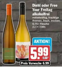 AEZ Diehl oder Free Your Freitag alkoholfrei Angebot