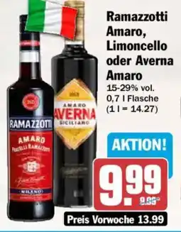 AEZ Ramazzotti Amaro, Limoncello oder Averna Amaro Angebot