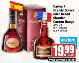 AEZ Carlos I Brandy Solera oder Grand Marnier Cordon Rouge Angebot