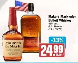 AEZ Makers Mark oder Bulleit Whiskey Angebot