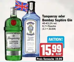 AEZ Tanqueray oder Bombay Saphire Gin Angebot