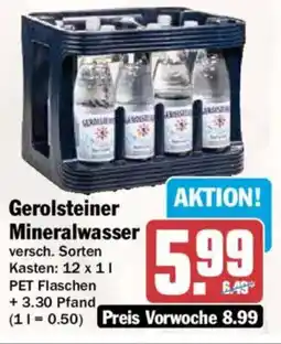 AEZ Gerolsteiner Mineralwasser Angebot