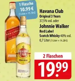 Famila Nord Ost Havana Club oder Johnnie Walker Red Label Angebot