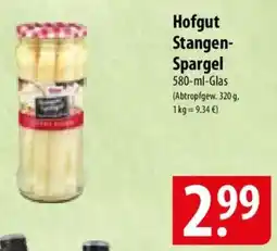 Famila Nord Ost Hofgut Stangen Spargel Angebot